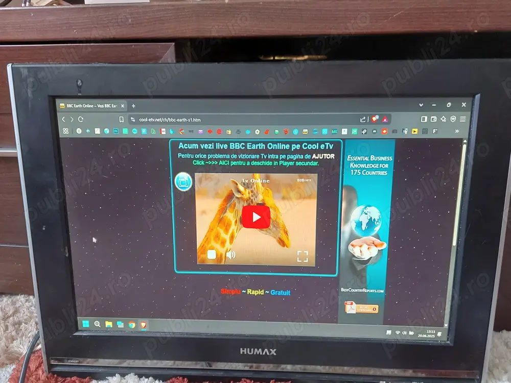 LCD TV Humax functional