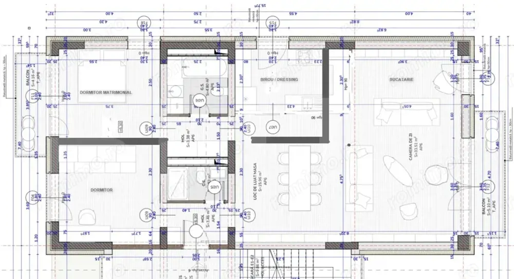 Apartament cu 4 camere 100 mp in bloc cu piscina din cartierul Europa