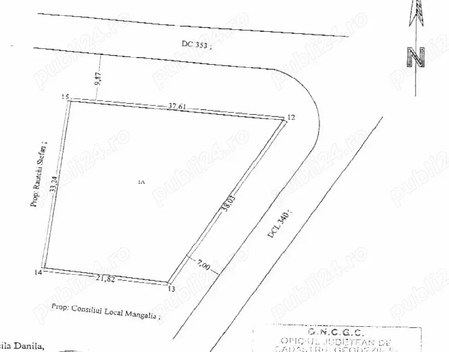 TEREN INTRAVILAN 1000 m2 in Venus - Jud. Constanta