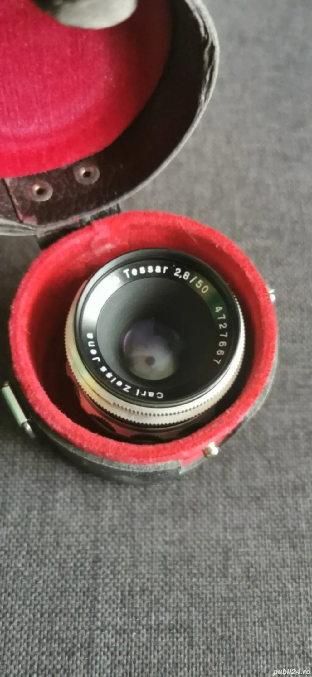 Tessar 50mm 2.8 varianta 12 lamele silver m42