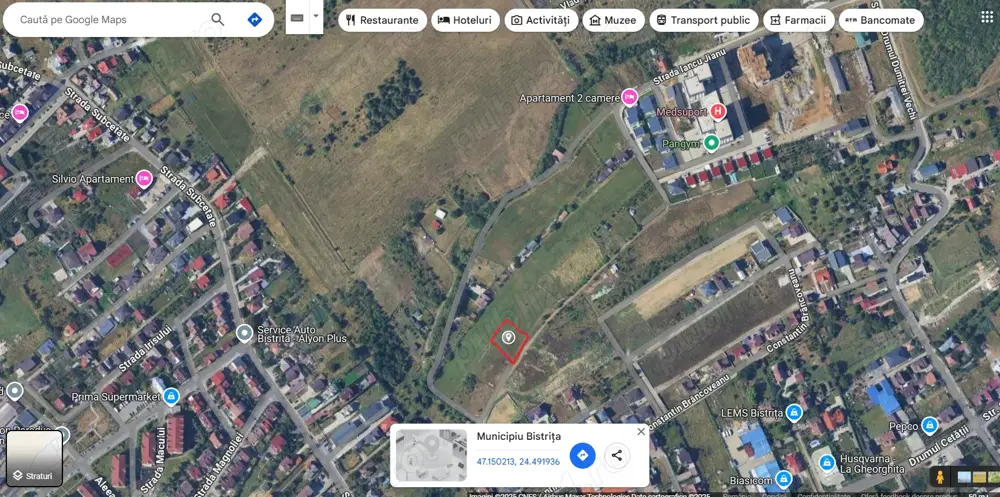 Teren intravilan Str. Iancu Jianu -Bistrita