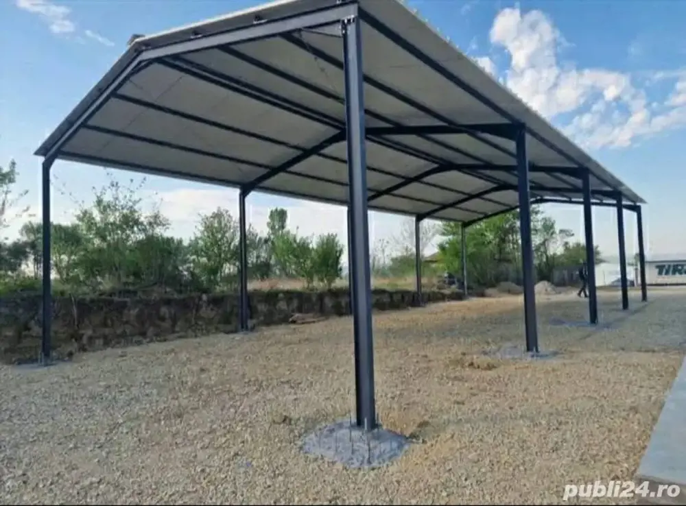 vând hală metalică de pe stoc 