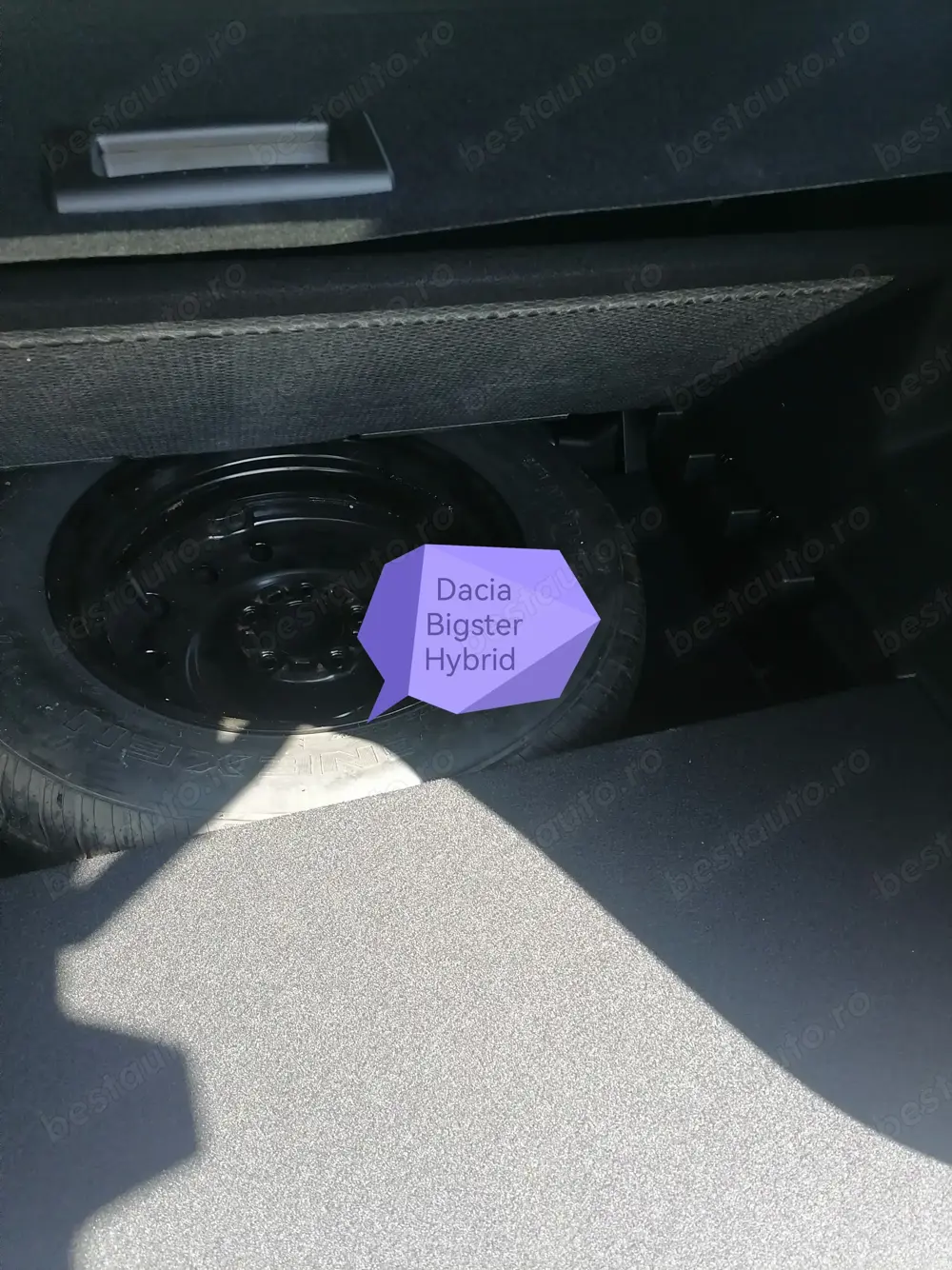 Roata rezerva Slim R19 +cric(complet) Dacia BIGSTER cu roți R19 