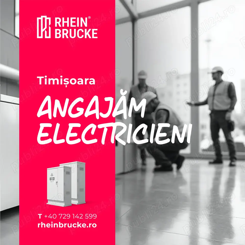 Angajăm  Electrician autorizat ANRE