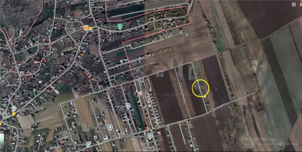 Aroneanu teren 652mp cu utilitati si Certificat de Urbanism