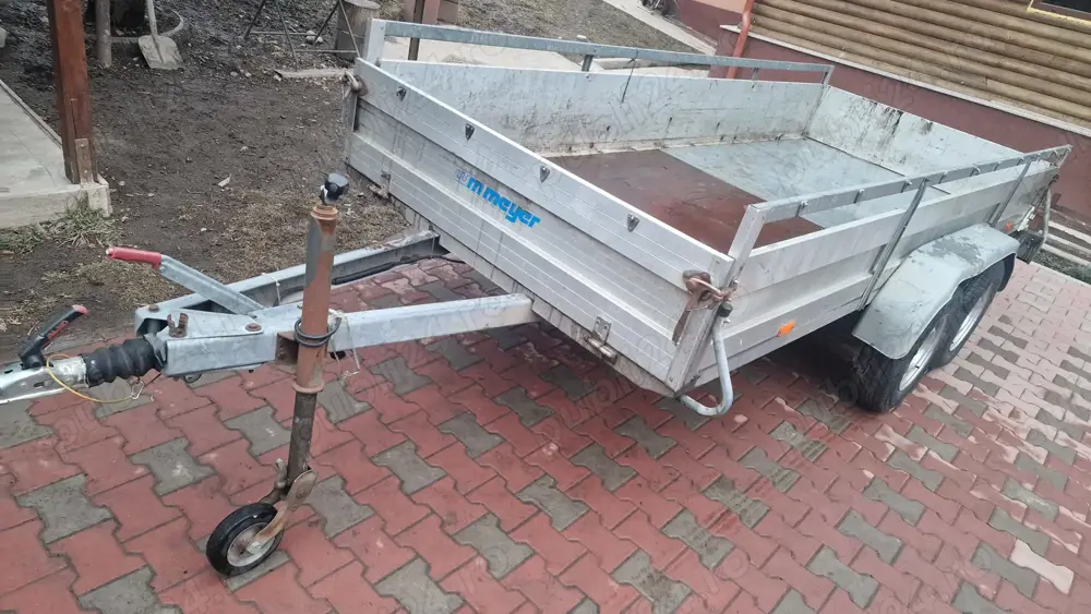 Remorca WM MEYER 2500KG din aluminiu si cadru din otel galvanizat