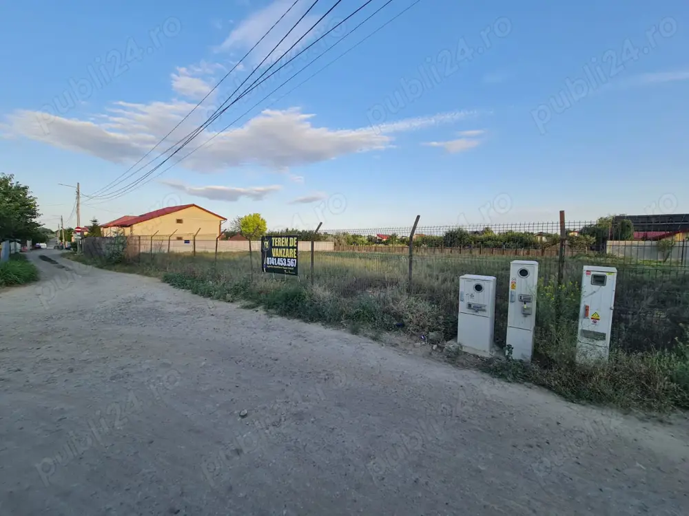 Vanzare teren intravilan 950mp, Sat Costi, Jud. Galati, cu utilitatile la limita