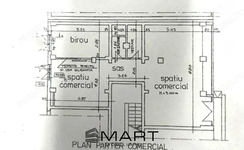 Spatiu comercial 92mp Valea Aurie
