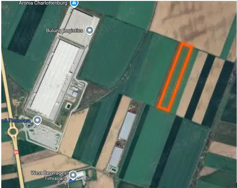 Vand Teren Intravilan - Centura Sud Timisoara - Depozit Profi 