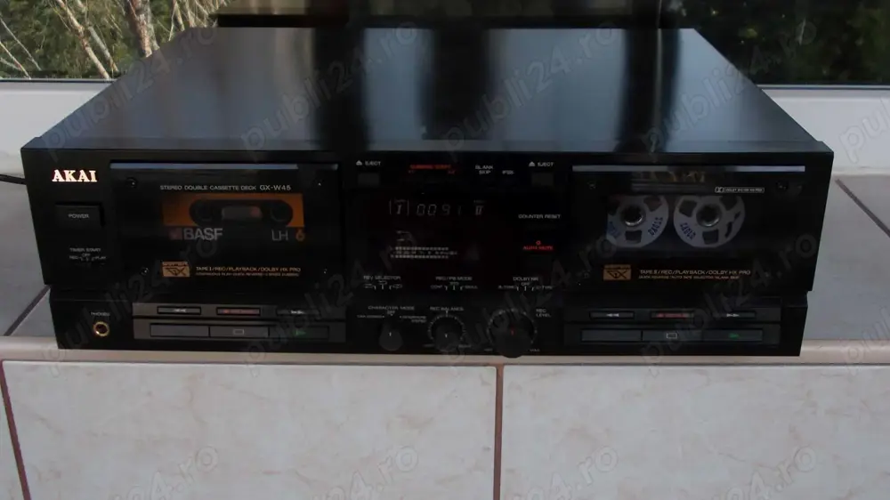 Casetofon AKAI GX-W45 dublu deck recorder autoreverse,Japan
