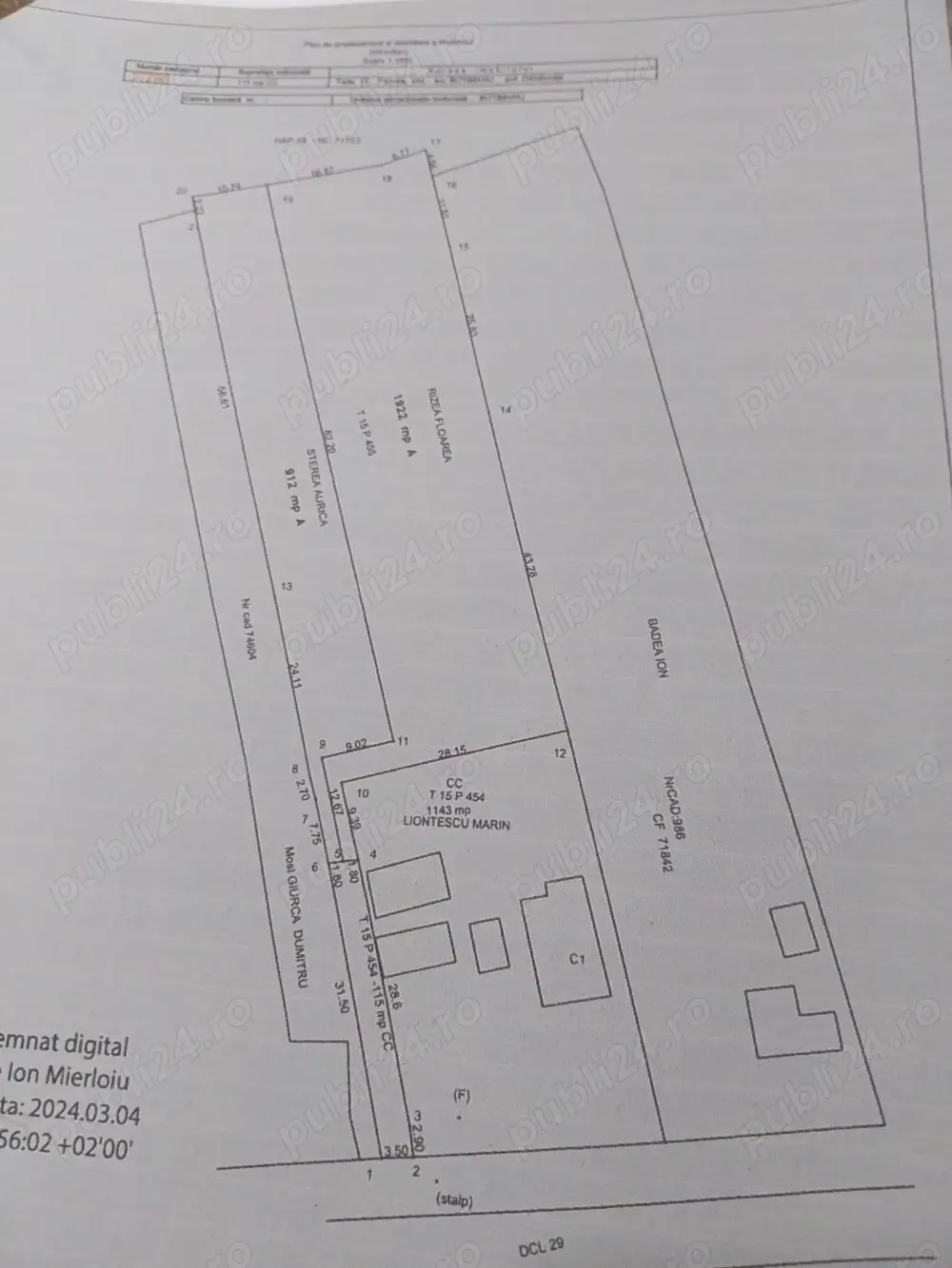 3000mp,intravilan,15euro negociabil, 31m deschidere lac. Cale acces inclusa .Butimanu, Dâmbovița. 