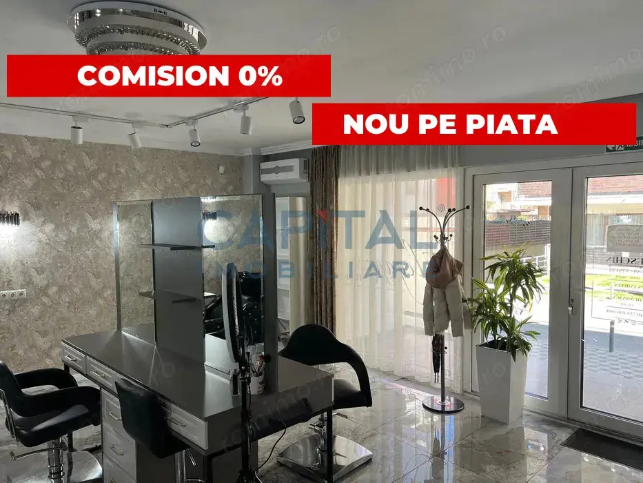 Comision 0% Spatiu comercial, Salon infrumusetare/Frizerie/Academie/Masaj