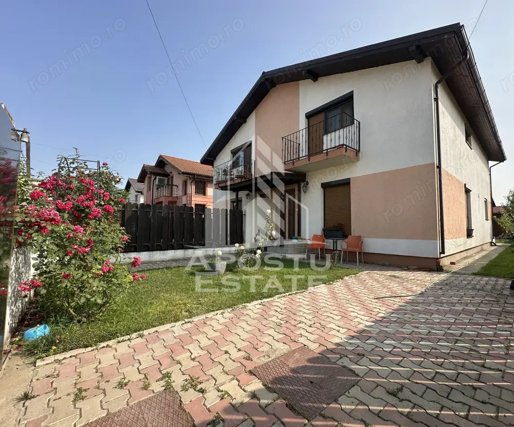 Duplex cu 4 camere si 2 bai complet mobilat si utilat in Giroc.