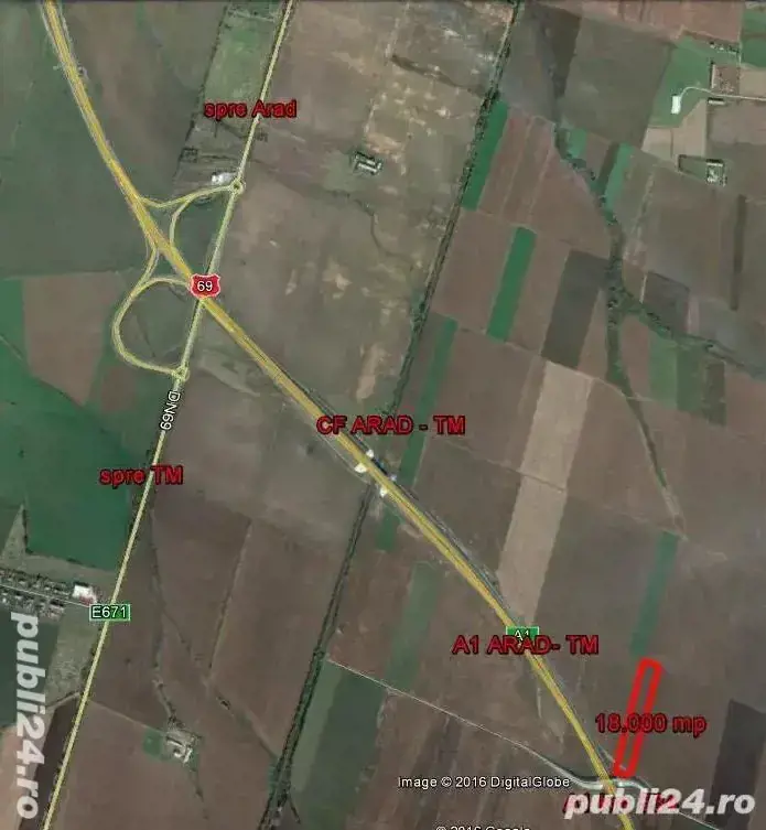 vand teren in zona Sanicolau Mic Arad