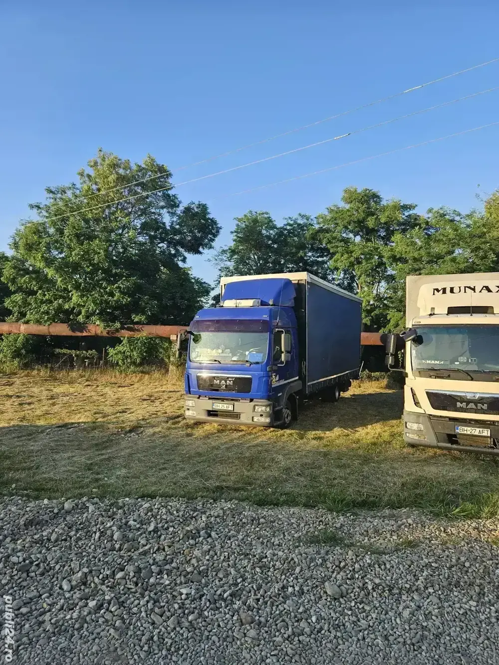 Man TGL 7.5t camioneta Mega prelata decopertabila role perne aer clima stationare 640mii km automat