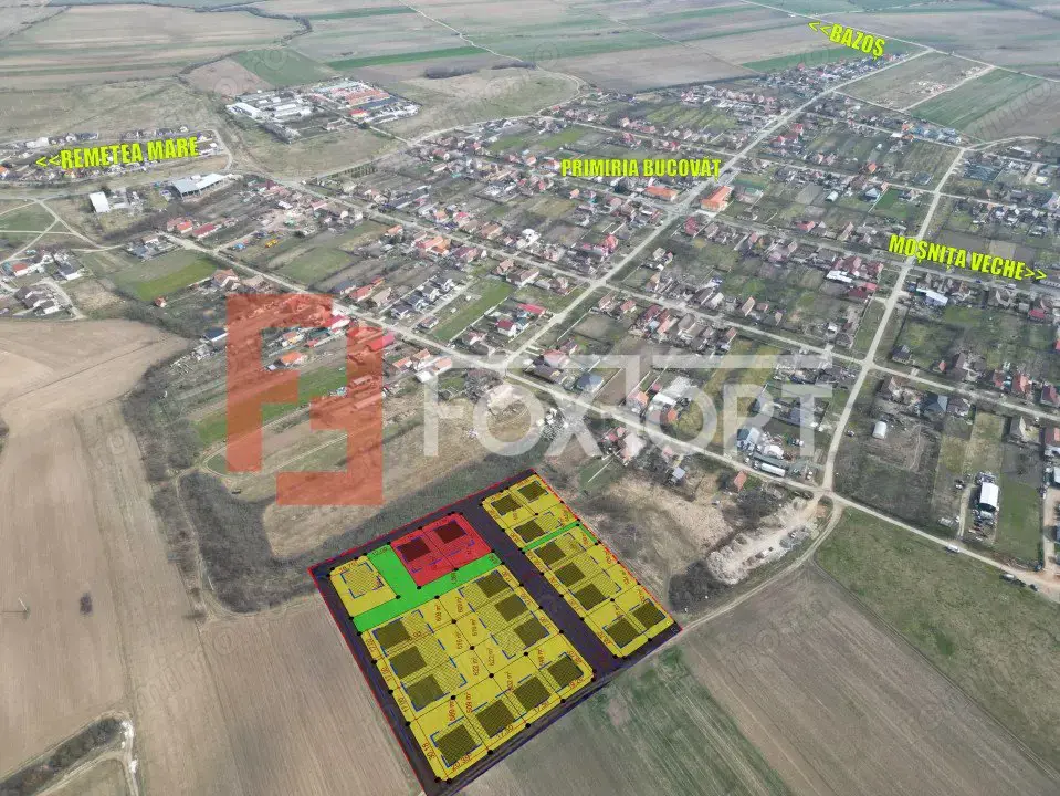 COMISION 0% Parcela Teren 643 mp, utilitati, front 16,5 ml – Bucovat