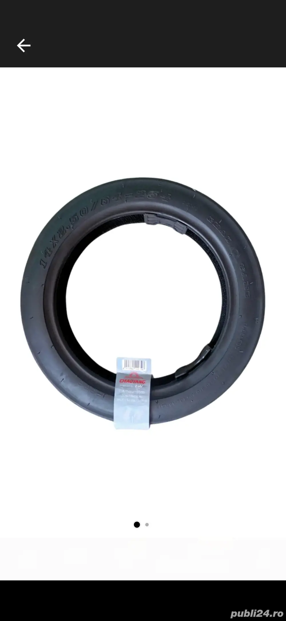 Cauciuc 14x2, 50 tubeless pentru scutere electrice