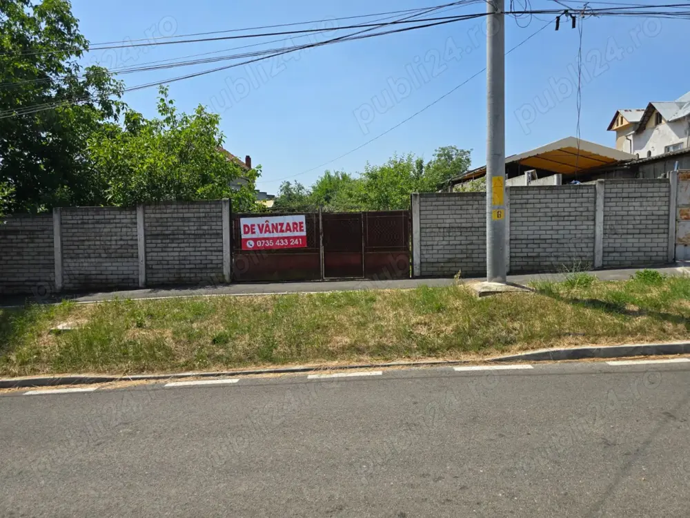Vand teren intravilan in centrul Orasului  Buzias strada Republicii cu toate utilitatile