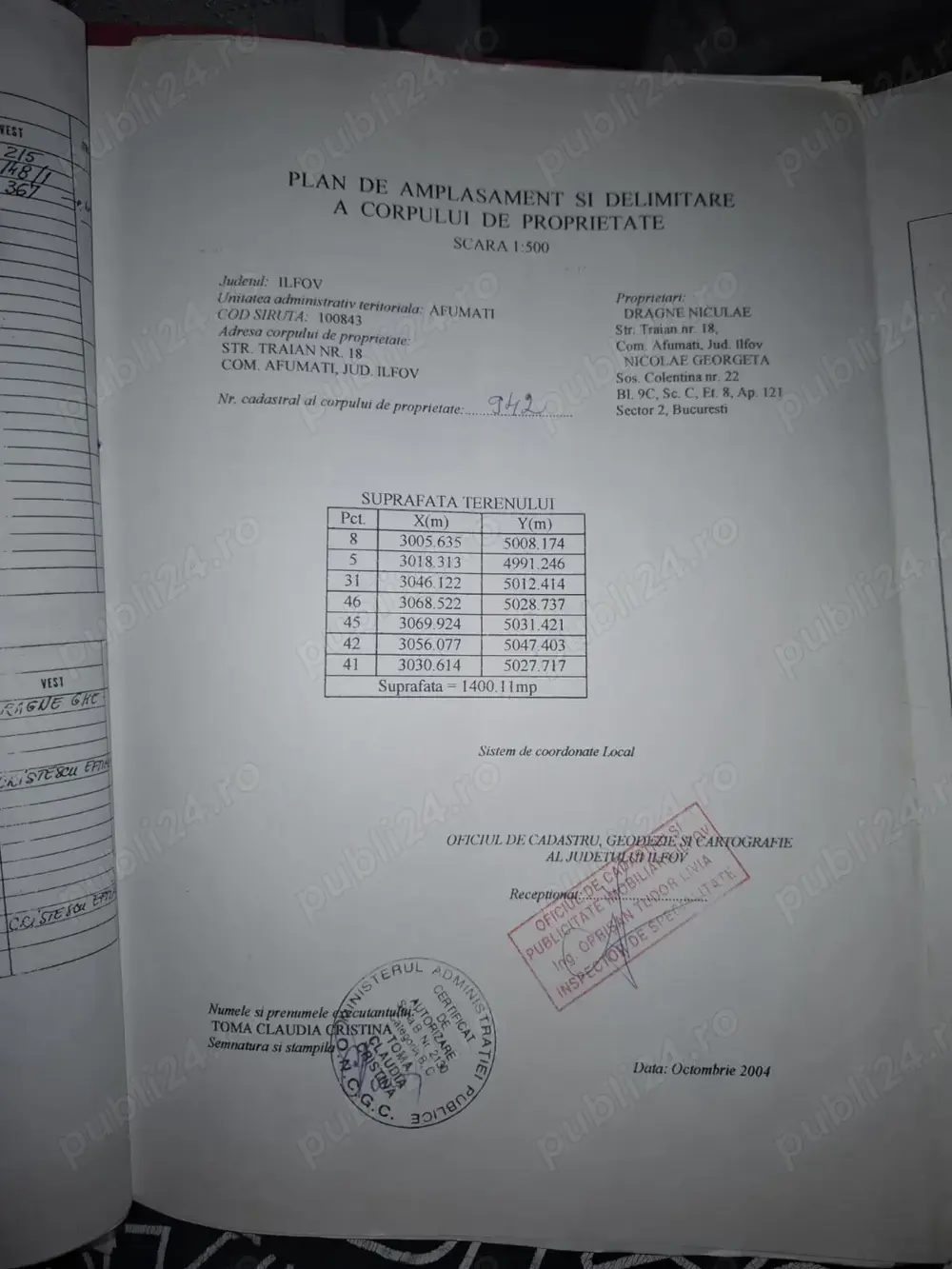 VIND casa curte Afumati