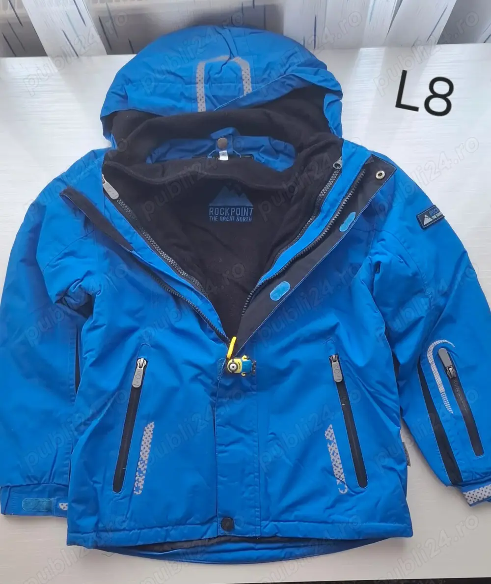 Geacă 2  în 1 Raintex 134cm, 9 ani, L8