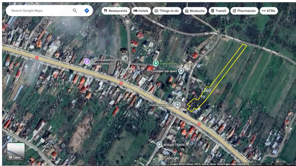 De vanzare teren intravilan Topoloveni 5380 metri