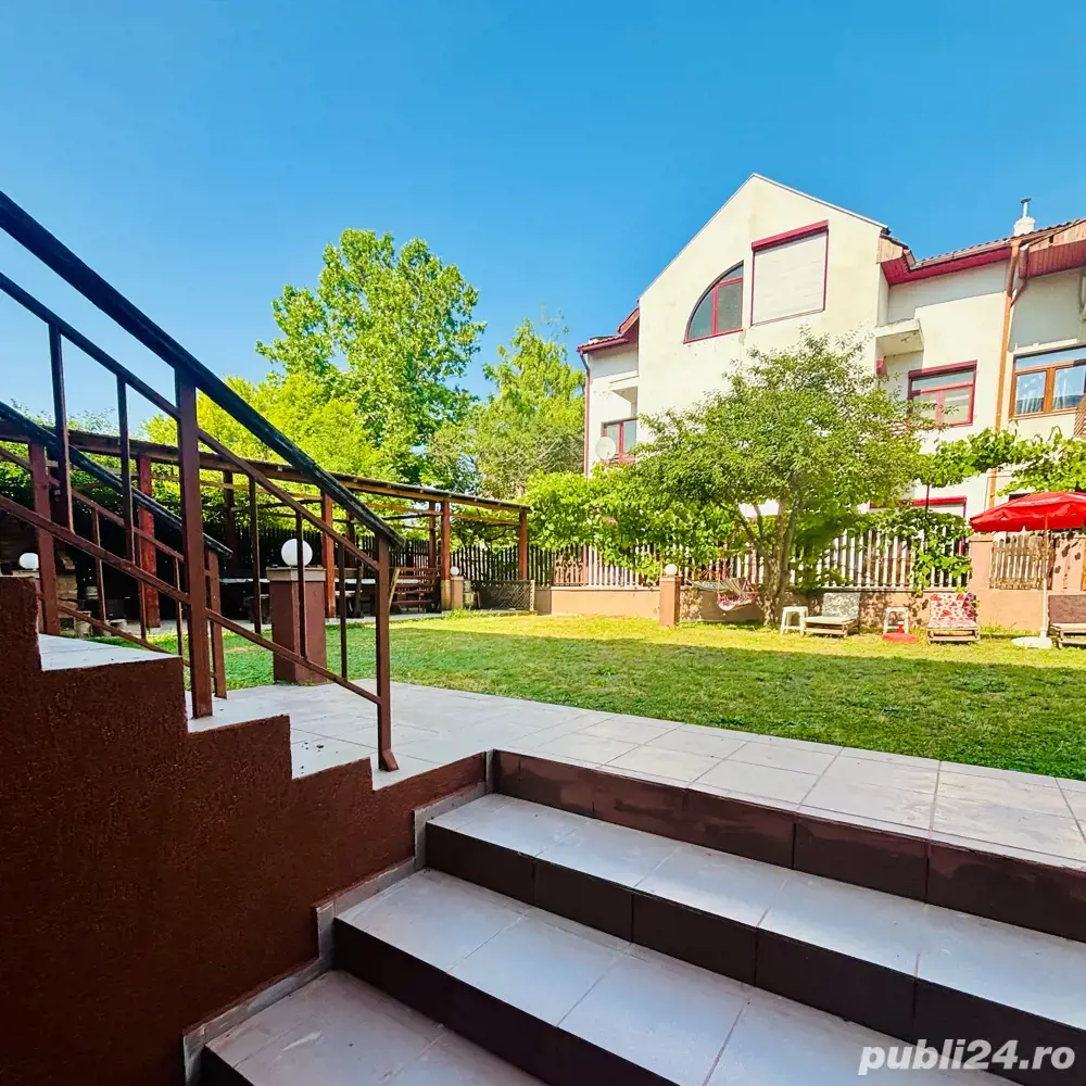 Vilă de închiriat D+P+1+M, teren 500 mp, Ovidiu   cartier rezidențial Ovidiu Sud