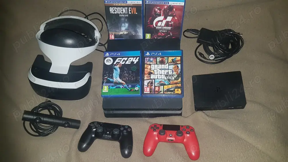 PS4 cu VR OCHELARI Nu trimit in tara 