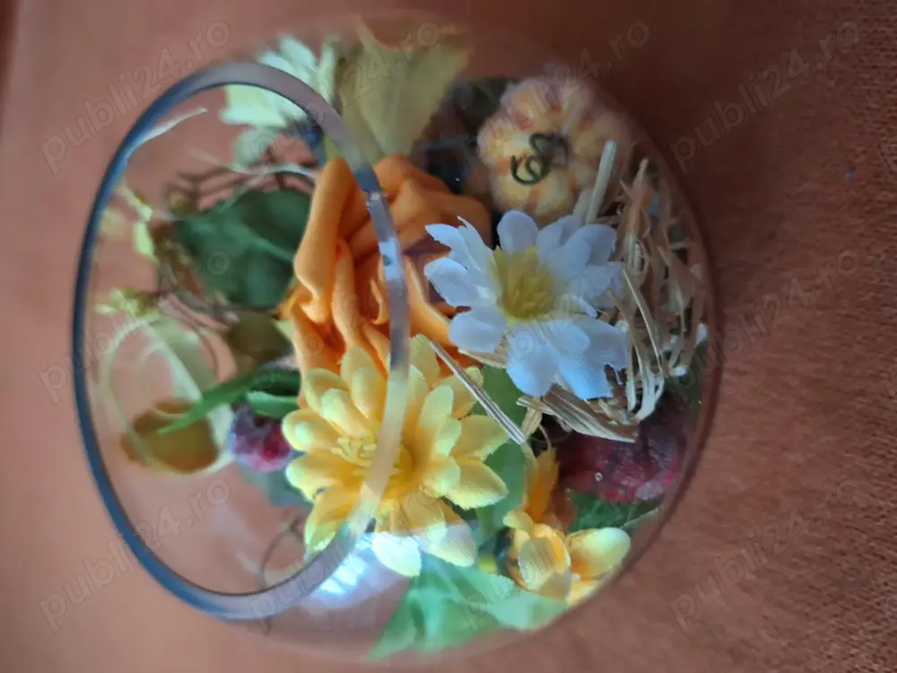 Vechi - Bol confectionat din sticla - Decor