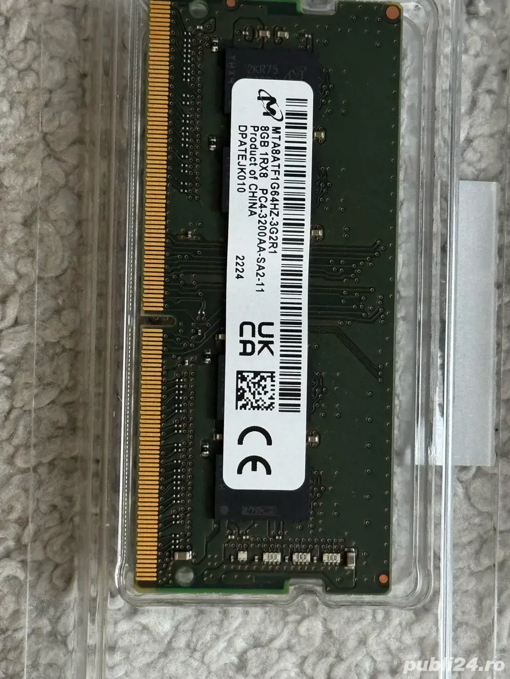 2 x Memorie laptop 8GB DDR4 3200 MHz