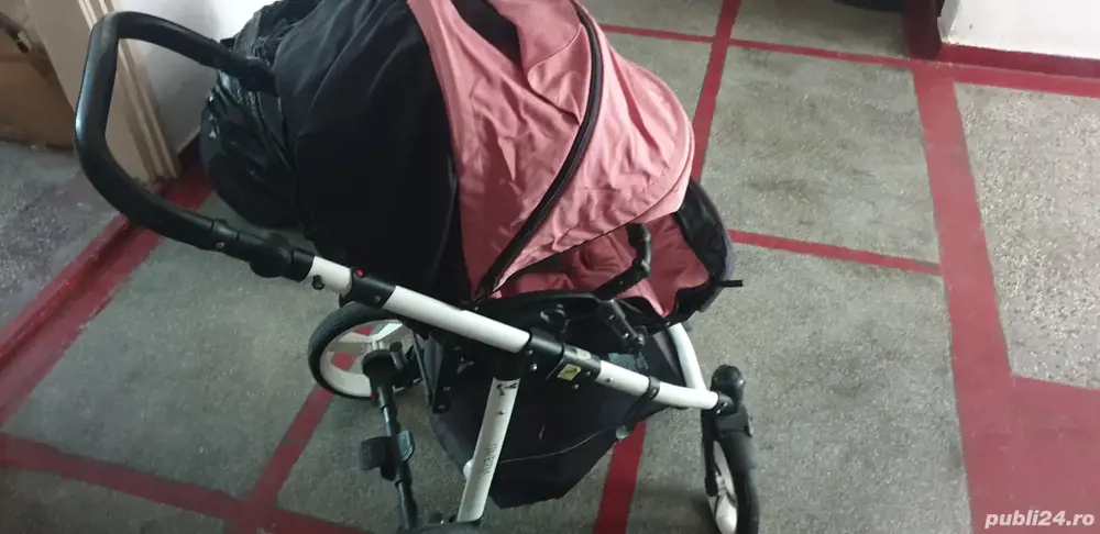 Carucior Venicci Vizanti 3 in 1 Roz.