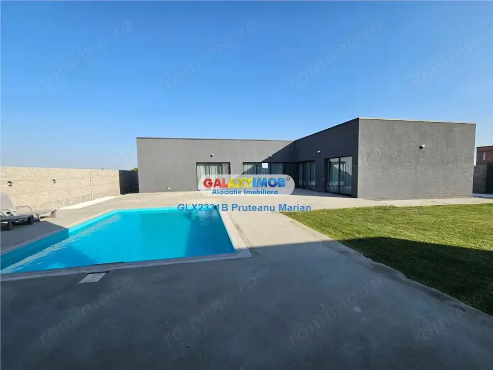 Vanzare casa de Lux cu piscina in aer liber situata in comuna Clinceni