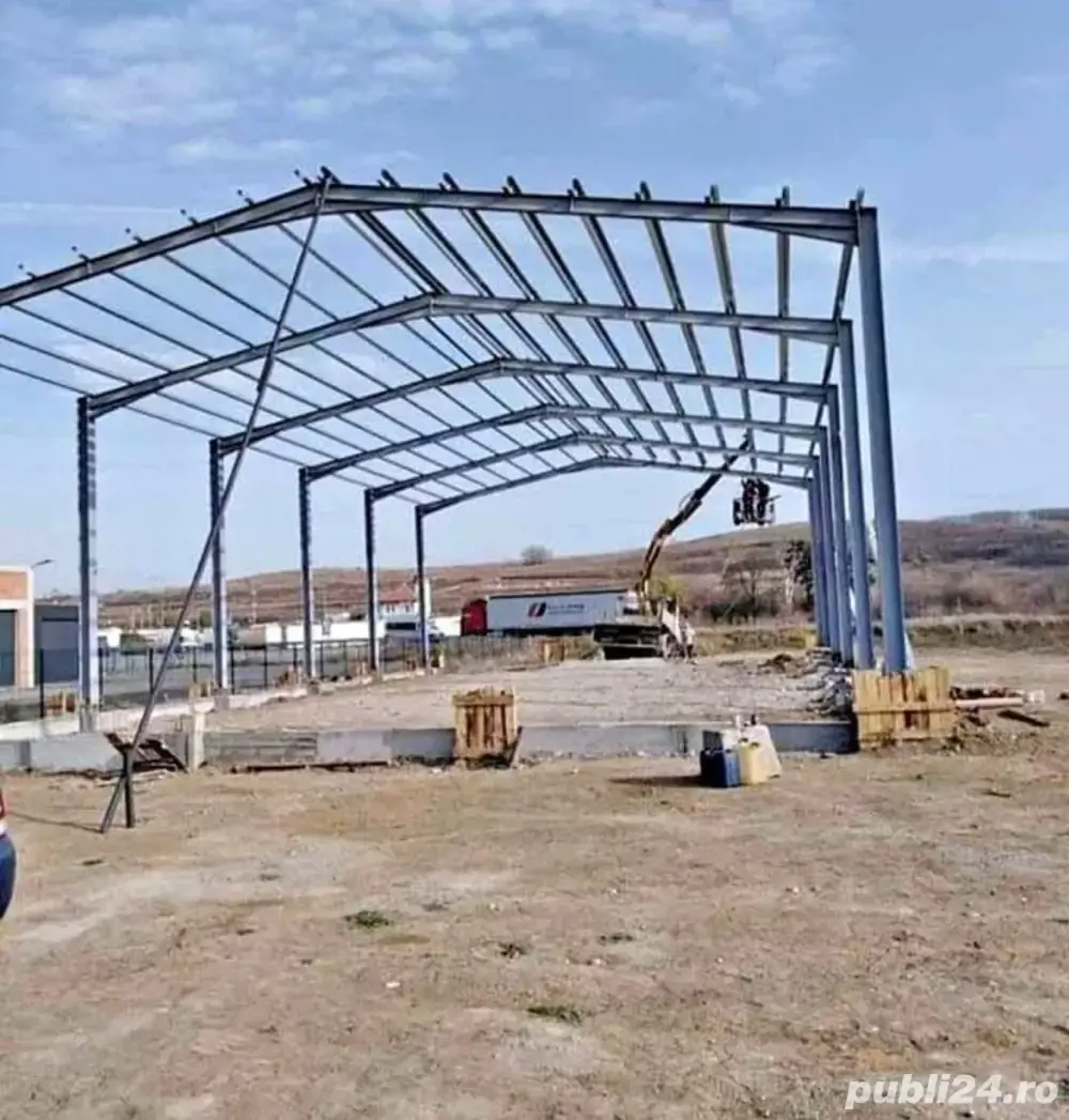 Vând hală metalică din stoc