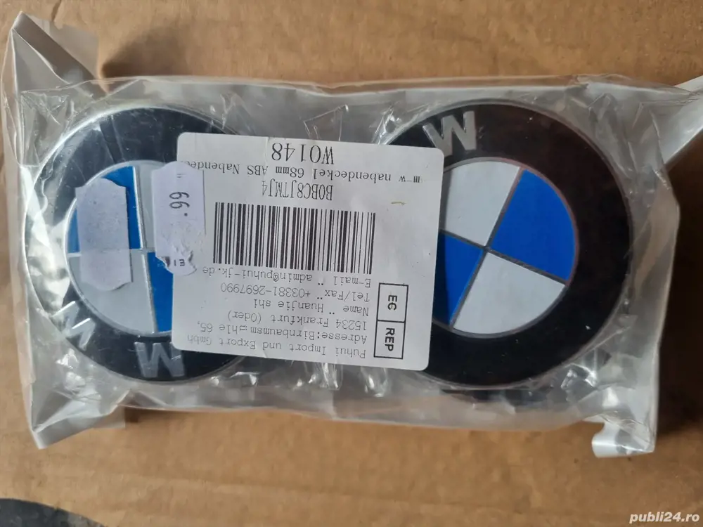capace jante BMW 68 mm originale