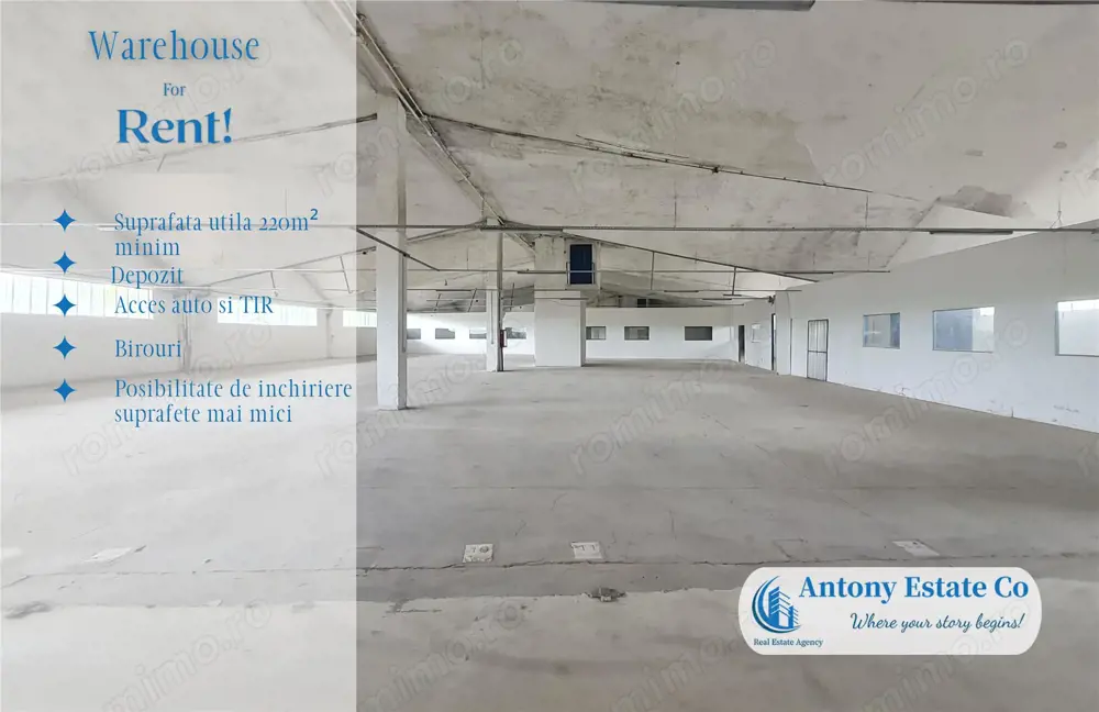Hala Industriala, Depozit de inchiriat, Calea Clujului, Oradea