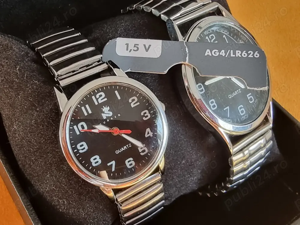 Set 2 ceasuri de mana pentru dama si barbat, ceas