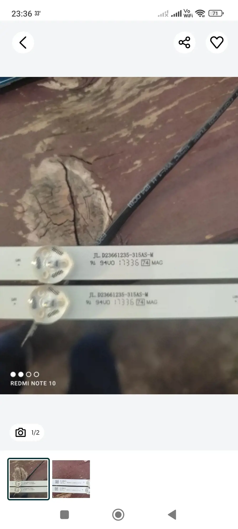 Banda led tv NEI 24NE5000