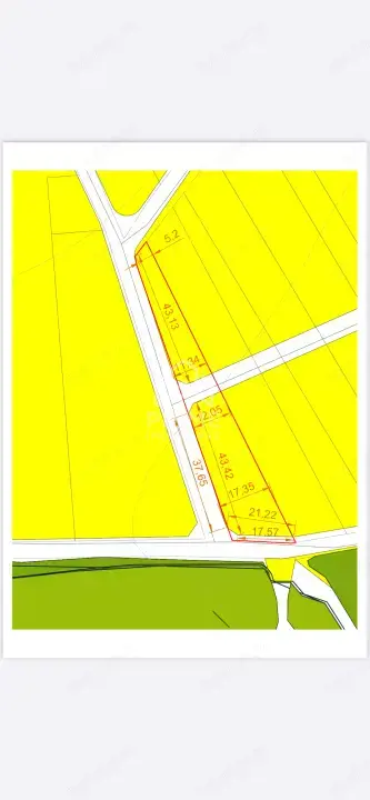 TEREN INTRAVILAN 1164 MP, utilități pe teren, 2 fronturi stradale, Valea Popii