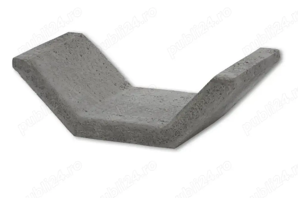 Rigole prefabricate din beton pentru sant trapezoidal