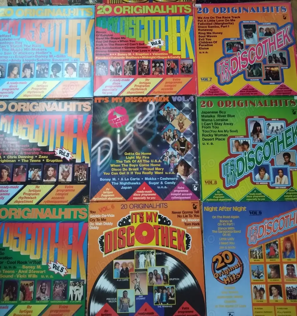 Vinyl-uri It's my Discothek ready made disco programme
