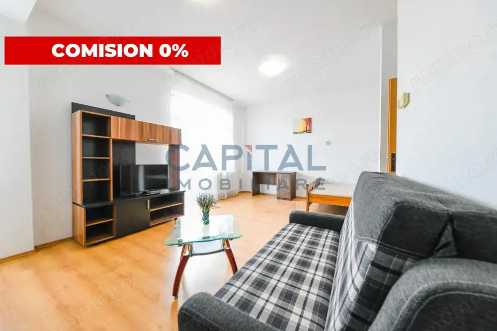 C0MISION 0% Apartament decomandat 1 camera, 37mp, parcare, Facultatea de Drept
