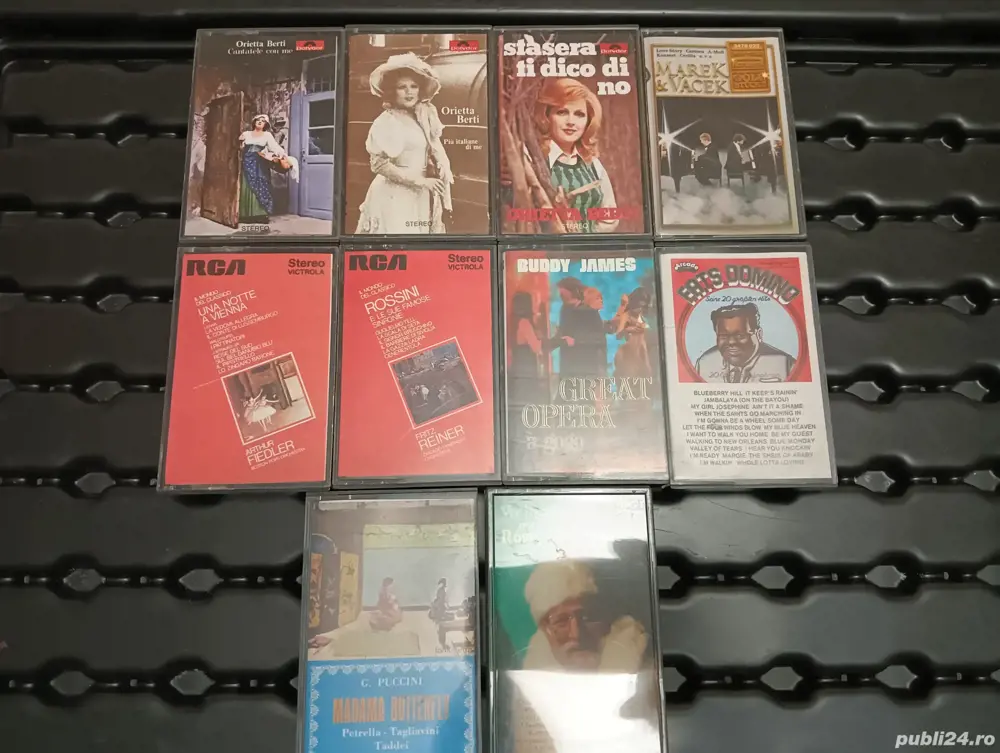 lot 2 ,casete audio muzica clasica ,10bucati