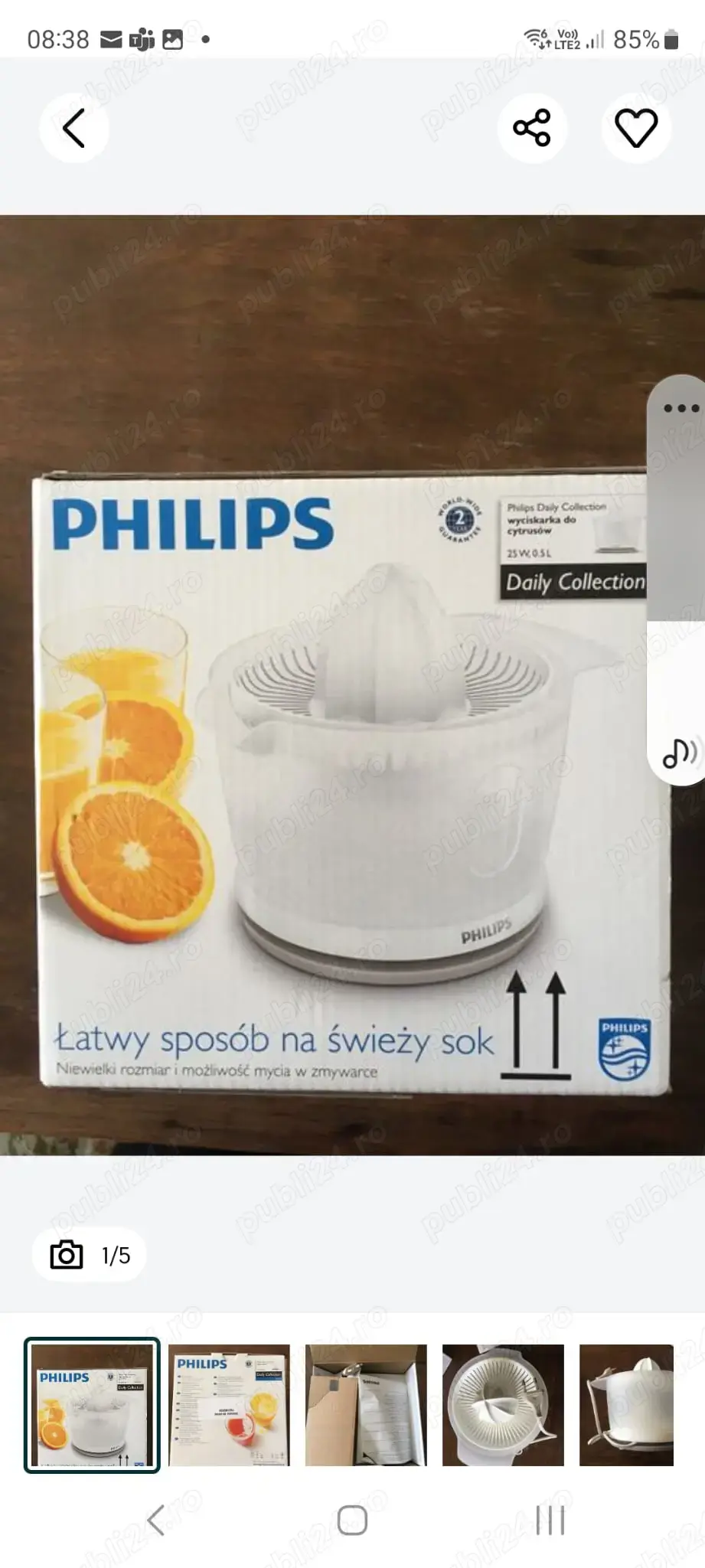 storcator citrice Philips Daily Collection