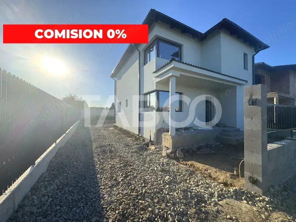 COMISION 0! Casa individuala cu 4 camere teren 284 mp Cristian Sibiu