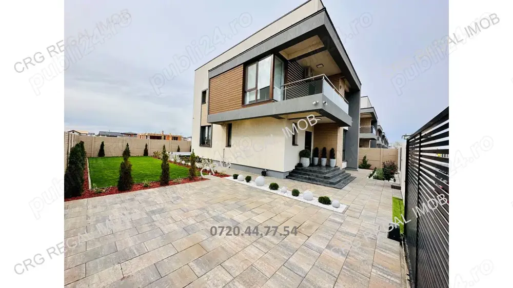 Vila 5 camere 3 bai la cheie Teren 300mp central Comuna Berceni