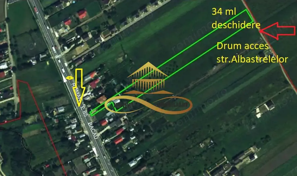 Teren pentru investitori la Calea Romanului 9000 mp