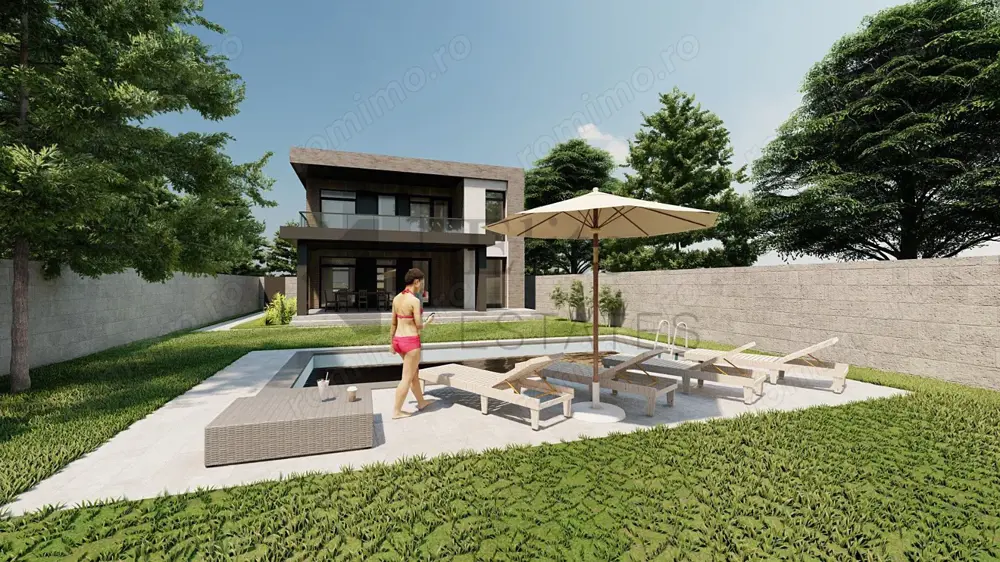 Casa premium in stil Mediteranean, zona Dealuri | Spitalul Judetetan