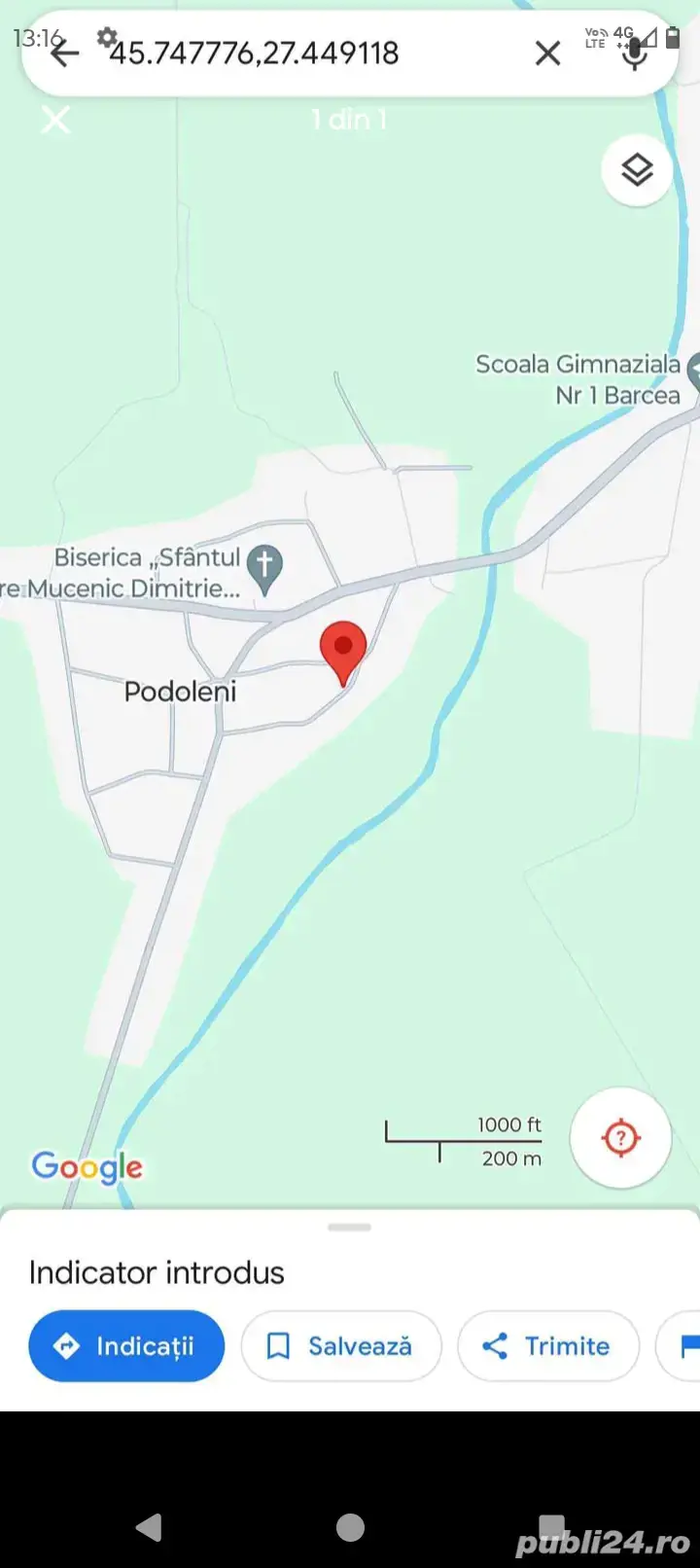loc casa 2350 mp podoleni barcea 