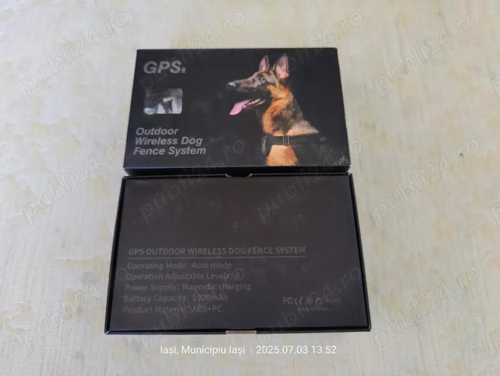  Zgarda GPS, wireless, pentru animale de companie, F810+ (Super Ofertă).