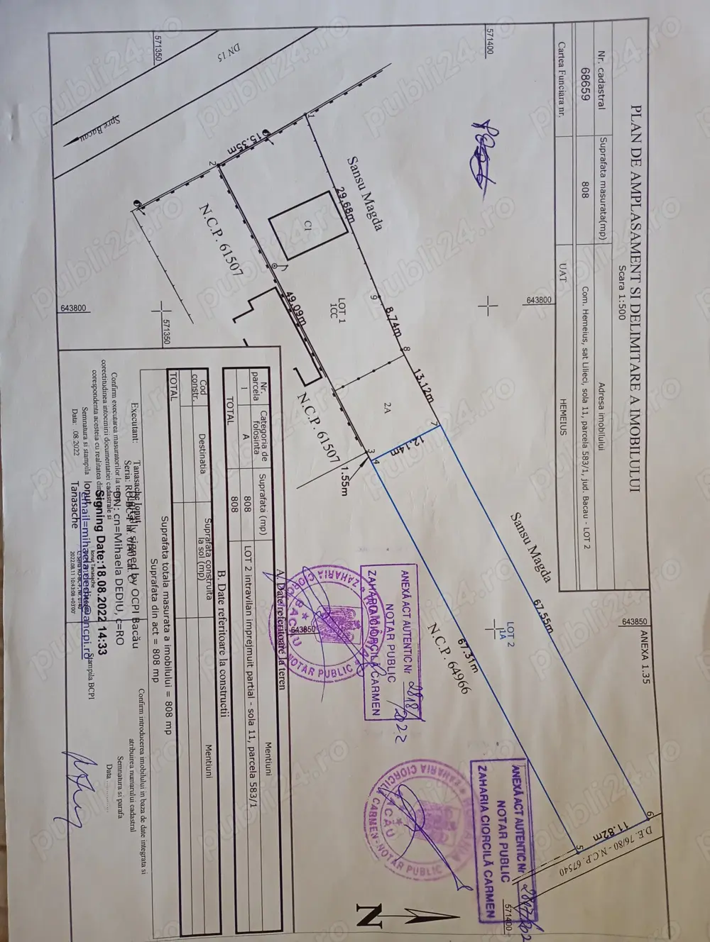 Vând teren intravilan