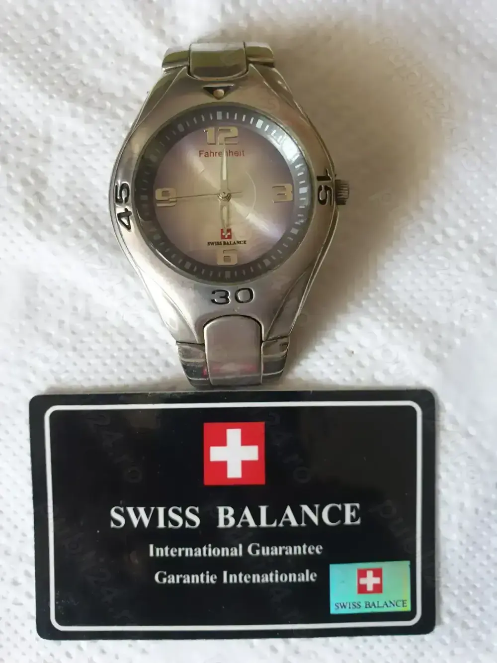 Ceas de mână bărbătesc Fahrenheit Swiss Balance (blue)